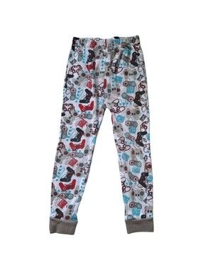 Kids Red/White/Blue Video Game Over Pajama Bottoms/Boys4/5